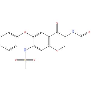 N-(2-(2-methoxy-4-(methylsulfonamido)-5-phenoxyphenyl)-2-oxoethyl)formamide