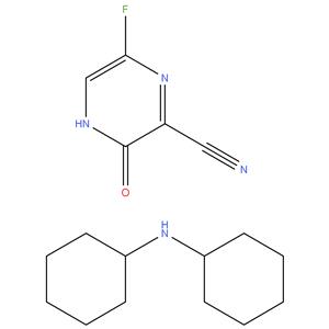 6-Fluoro-3-hydroxypyrazine-2-carbonitrile dicyclohexylamine
