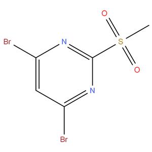 4,6-DIBROMO-2-(METHYLSULFONYL) PYRIMIDINE