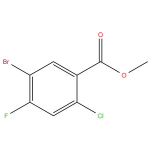 5-BROMO-2-CHLORO-4-FLUORO BENZOICACID METHYL ESTER