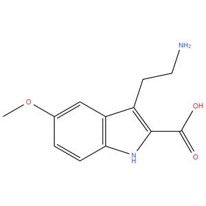 3- ( 2 - aminoethyl ) -5 - methoxy - 1H - indole - 2 - carboxylic acid