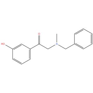 Phenylephrine EP Impurity E
Phenylephrine Related Compound E ;
2-(benzylmethylamino)-1-(3-hydroxyphenyl)ethanone ; benzylphenylephrone