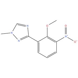 3-(2-Methoxy-3-nitrophenyl)-1-methyl-1H-1,2,4-triazole
