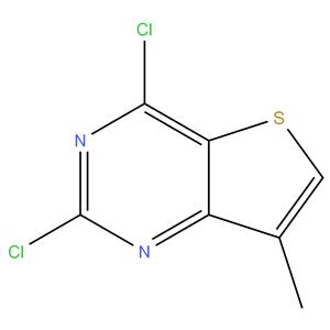 2,4-dichloro-7-methylthieno[3,2-
d]pyrimidine