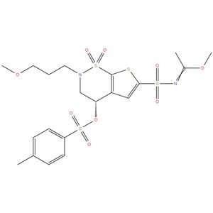 Brinzolamide -2 tosylate