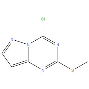 4-Chloro-2(Methylthio) Pyrazolo[1,5-A][1,3,5]Triazine