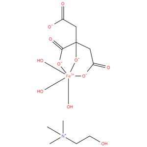 Iron Choline Citrate Powder & Soln . 66 % w / w