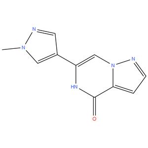 6-(1-methyl-1H-pyrazol-4-yl)pyrazolo[1,5-a]pyrazin-4-ol