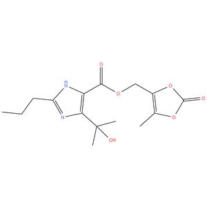 5-(1-Hydroxy-1-methyl-ethyl)-2-propyl-3H-imidazole-4-carboxylicacid-5-methyl-2-oxo-[1,3]dioxol-4-ylmethyl ester