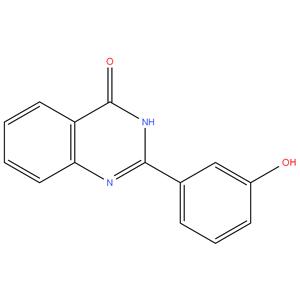 2- ( 3 - hydroxyphenyl ) quinazolin - 4 ( 3H ) -one