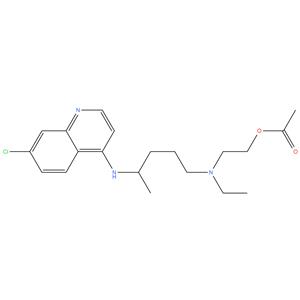 2-[[4-[(7-Chloro-4-quinolinyl) amino] pentyl] ethylamino] ethanol 1-Acetate
