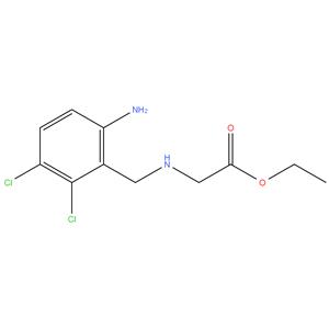 Ethyl N-(6-amino-2,3-dichlorobenzyl)glycinate