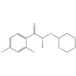 (2R)-1-(2,4-difluorophenyl)-2-(tetrahydro-2H-pyran-2-yloxy)propan-1-one