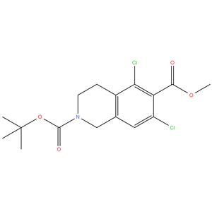 Methyl 2-(tert-butoxycarbonyl)-5,7-dichloro-1,2,3,4-tetrahydroisoquinoline-6-carboxylate