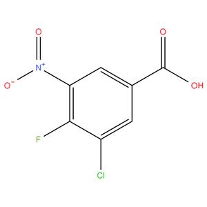 3-CHLORO-4-FLUORO-5-NITROBENZOIC ACID