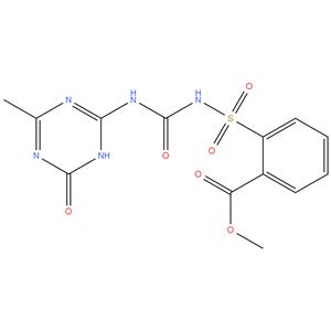 methyl 2-{[(4-methyl-6-oxo-1,6- dihydro-1,3,5-
triazin-2- yl)carbamoyl]sulfamoyl}benzoate
