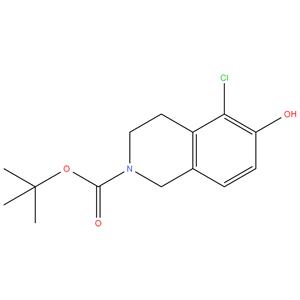 tert-butyl 5-chloro-6-hydroxy-3,4-dihydro-1H-isoquinoline-2-carboxylate