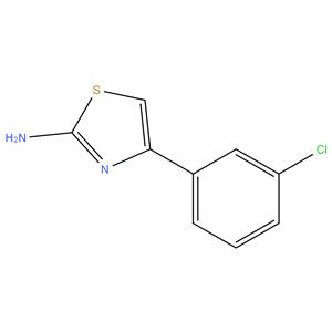 2-amino-4-(3-chloro phenyl) thiazole