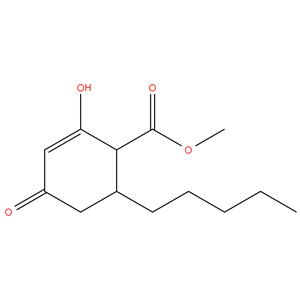 Methyl 2-hydroxy-4-oxo-6-pentyl-2-cyclohexene-1-carboxylate