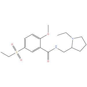 4-amino-N-[(1-ethylpyrrolidin-2-yl)methyl]-5-ethylsulfonyl-2-methoxybenzamid