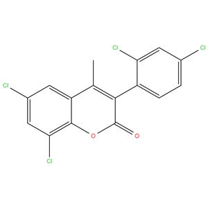 6,8-Dichloro-3(2,4-Dichlorophenyl)-4-Methylcoumarin
