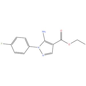 ETHYL-5-AMINO-1-(4-FLUOROPHENYL)PYRAZOLE-4-CARBOXYLATE