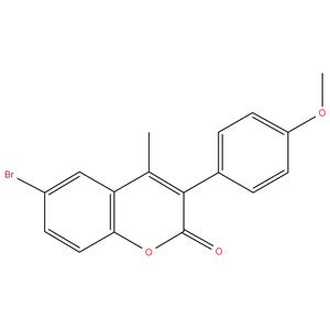 6-Bromo-3(4'-methoxyphenyl)-4-methylcoumarin
