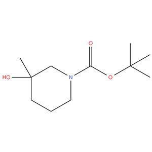 tert - butyl 3 - hydroxy - 3 - methylpiperidine - 1 - carboxylate