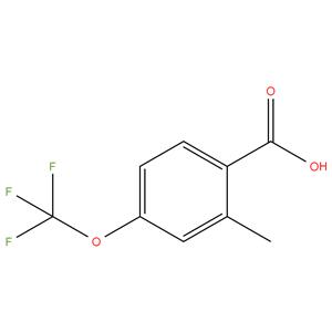 2 - methyl - 4- ( trifluoromethoxy ) benzoic acid