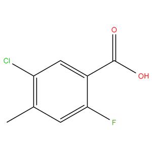 5-CHLORO-2-FLUORO-4-METHYLBENZOIC ACID