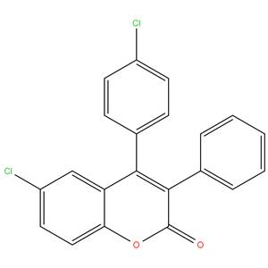 6-Chloro-4(4-Chloro Phenyl)-3-Phenyl Coumarin