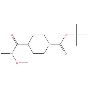 tert-butyl 4-(methoxy(methyl)carbamoyl)piperidine-1-carboxylate