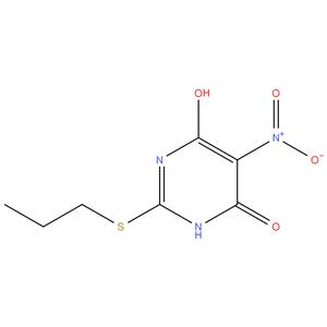 5-nitro-2-(propylthio)pyrimidine-4,6-diol