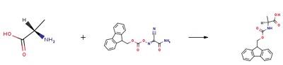 synthesis of FMOC-Ala-OH