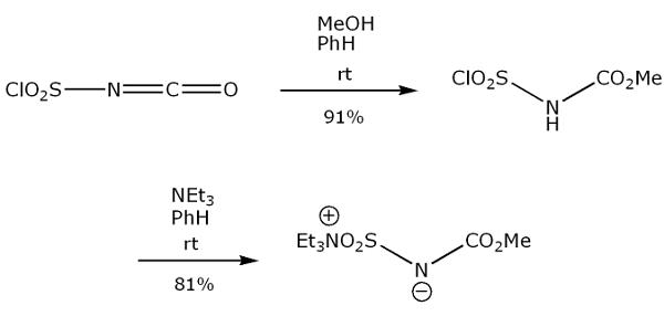 synthesis of Burgess reagent